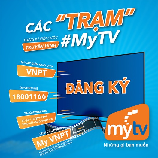 Gói cước truyền hình MyTV của VNPT mới nhất 2024