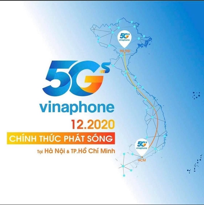5g Vinaphone phủ sóng tại tphcm và hà nội vào tháng 12-2020