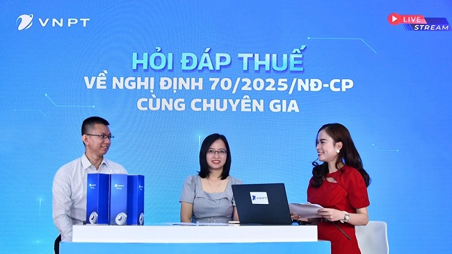 VNPT miễn phí phần mềm hóa đơn điện tử cho hộ kinh doanh trong năm 2025 Đồng hành cùng Nghị định 70