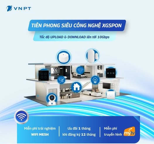 VNPT tiên phong cung cấp đường truyền Internet thế hệ mới XGSPON