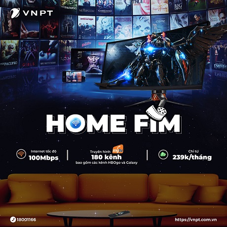VNPT ra mắt gói cước mới - Home Fim tích hợp internet và truyền hình MyTV