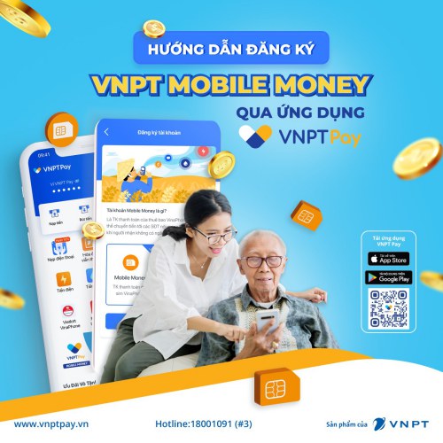 Hướng dẫn đăng ký dịch vụ Mobile money VNPT