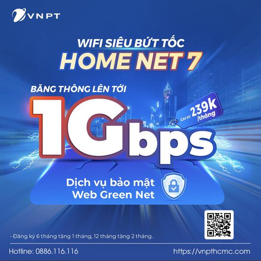 Bảng giá gói internet băng thông siêu tốc VNPT mới nhất 2024