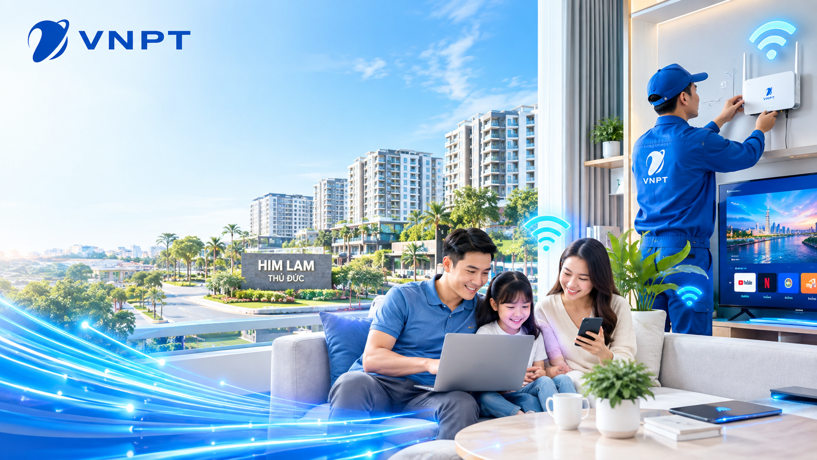 Lắp Internet VNPT Him Lam Thủ Đức