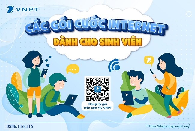 Gói cước internet giá rẻ dành cho sinh viên nhiều ưu đãi từ nhà mạng VNPT 2024