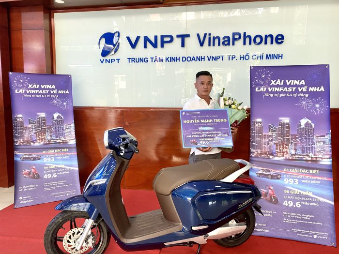 KH may mắn trúng xe Vinfast từ Vinaphone VNPT