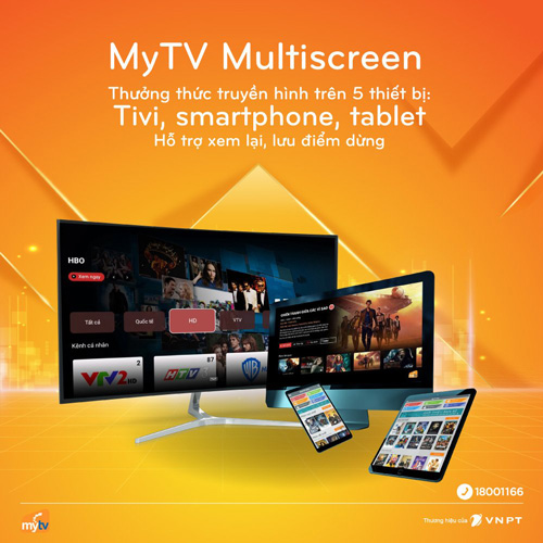 Lắp Truyền Hình MyTV VTVcab K+ 180 Kênh Giá Rẻ Chỉ 90.000đ/tháng