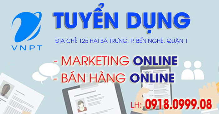 VNPT Tuyển Dụng Marketing - Sale Online Tại TPHCM