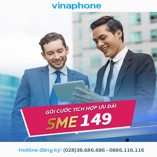 Hòa mạng sim trả sau Vinaphone Doanh nghiệp gói ưu đãi các gói cước SME99, SME149, SME199, SME249, SME299