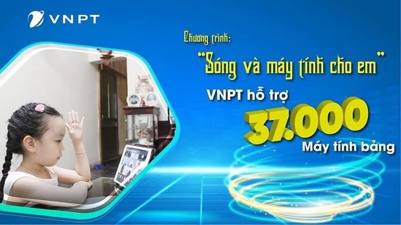VNPT hỗ trợ 37.000 máy tính bảng