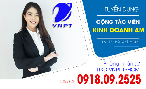 TTKD VNPT HCM Tuyển Dụng Cộng Tác Viên Kinh Doanh AM